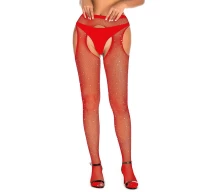 eross-ciorapi-flattering-diamonds-xs-m-red