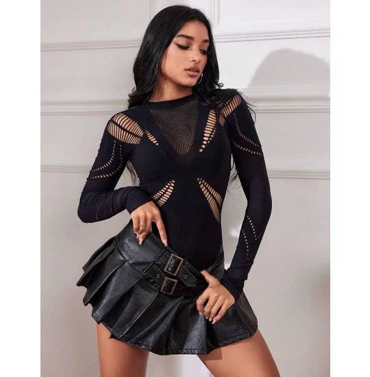 Eross body Irregular Hollow XS/M Black