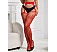Eross ciorapi Floral Design XS/M Red