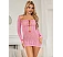 Eross rochie Heart Pattern L/XXL Pink