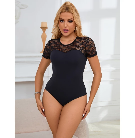 Eross body Short Sleeve L Black