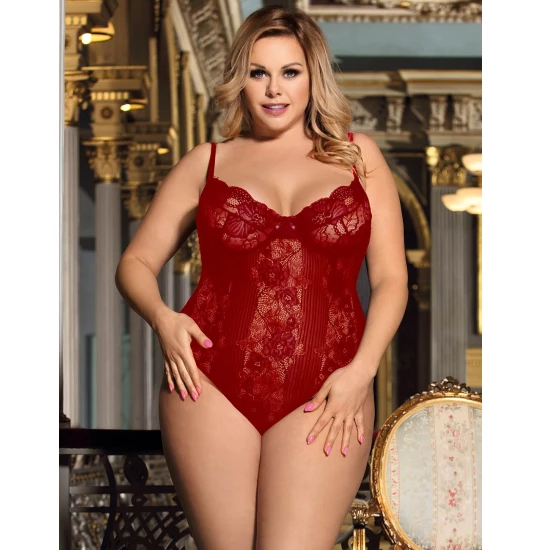 Eross body Glamour 3XL/4XL Red