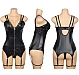 Eross corset Faux Leather M Black