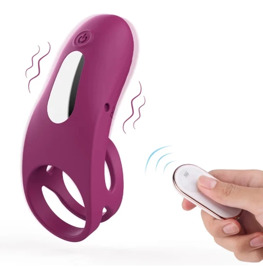 Inel penis Nicholas Remote Red