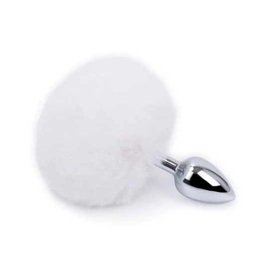 Dildo Cone Fluffy Tail S White