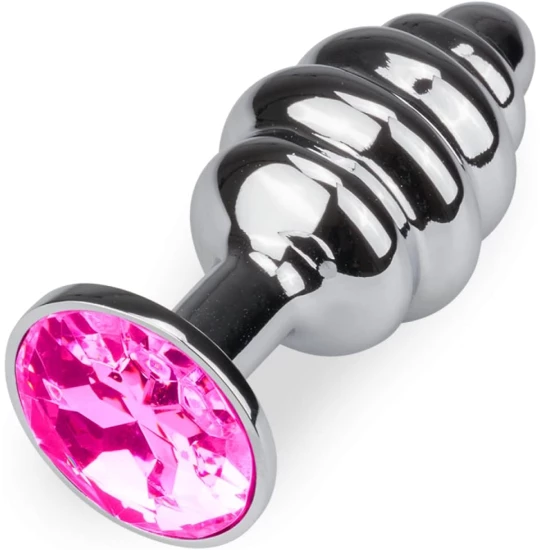 Dildo metalic Twist S Rose Silver