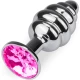 Dildo metalic Twist S Rose Silver