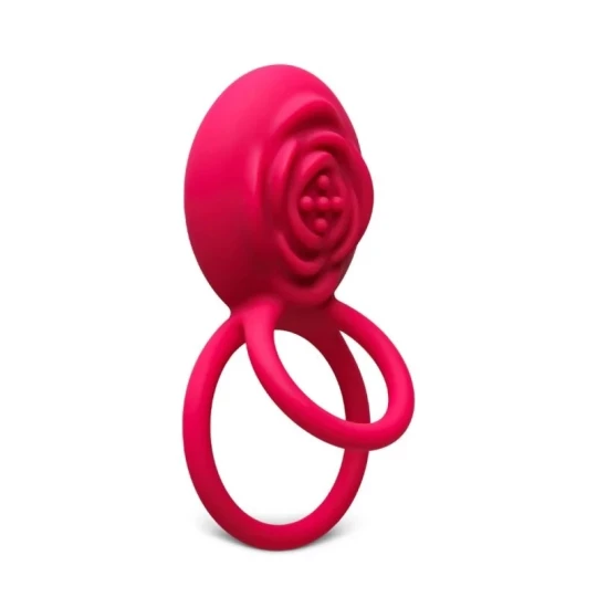 Inel penis Vibrating Rose Magenta