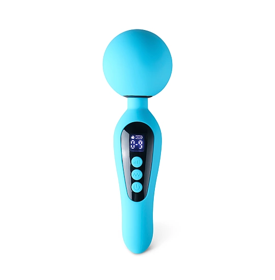 Vibrator wand Heating Blue