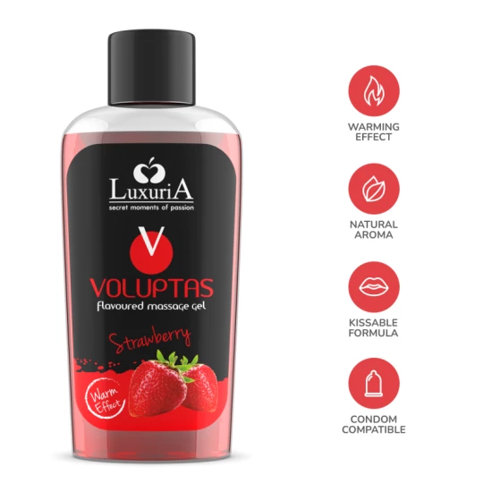 Gel masaj Luxuria Voluptas Strawberry 100ml