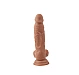 Dildo Rosy Flatterer Brown 18.5cm