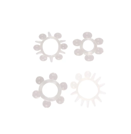 Set inele penis Rosy Overtime Clear