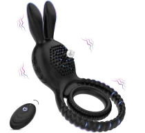 inel-penis-vibrating-bunny-black