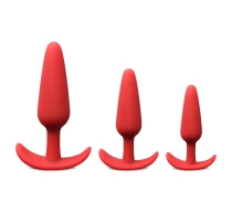 set-dildo-silicone-plugs-3pcs-red