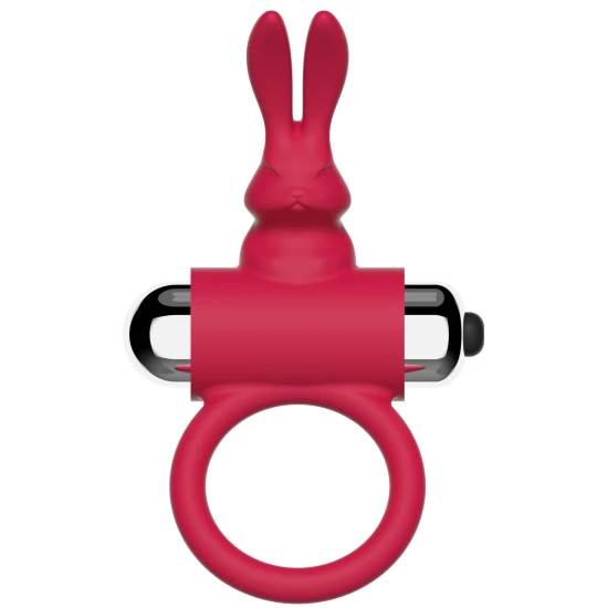 Inel cu vibratii Mira Bunny Ears Roz