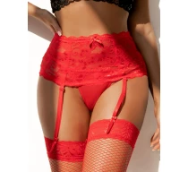 portjartier-eross-floral-lace-xs-s-rosu