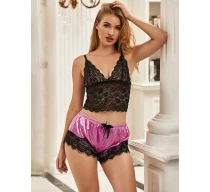 set-eross-casual-pajamas-xs-s-negru-roz