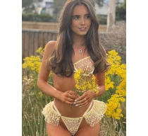 set-eross-floral-mesh-xs-s-galben
