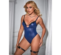 body-eross-wet-look-xs-s-albastru