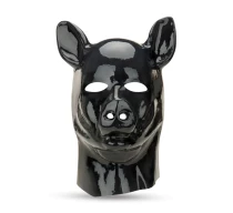 masca-latex-pig-hood-negru