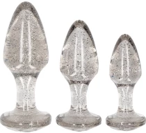 set-dildo-glittering-argintiu