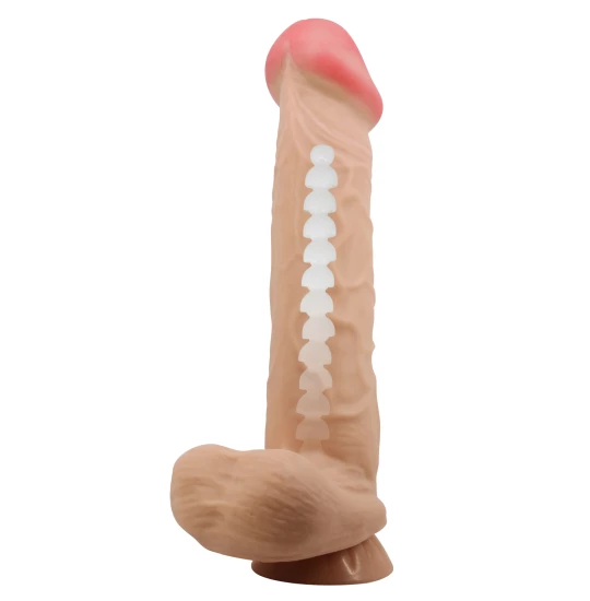 Dildo Sliding Spine Mendel Natural 26cm