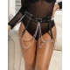 Accesoriu fetish Eross Punk Bodychain M Negru