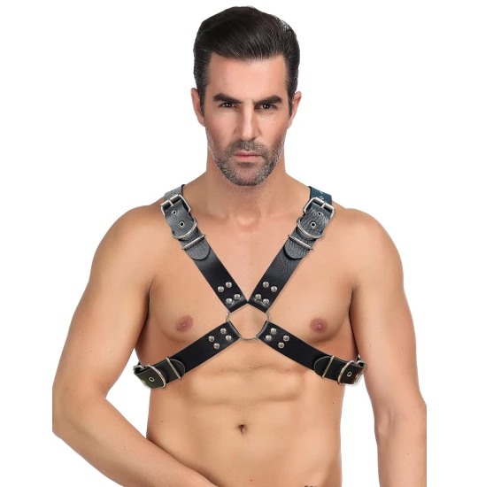 Accesoriu fetish Eross Men Chest Strap Negru