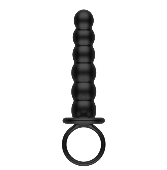 Vibrator Beads with Rings Negru