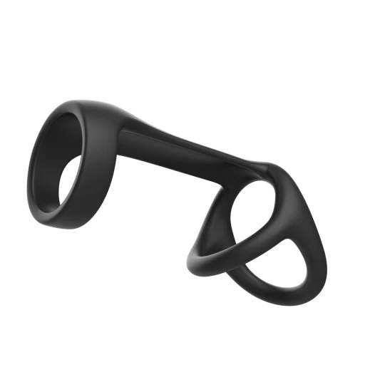 Inel penis Pleasure Silicone Negru