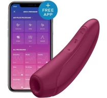 vibrator-satisfyer-curvy-air-pulse-rosu