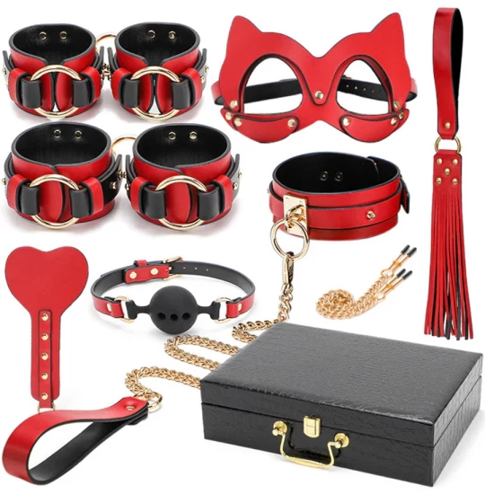 Set Rosy Bondage Gift Box Rosu