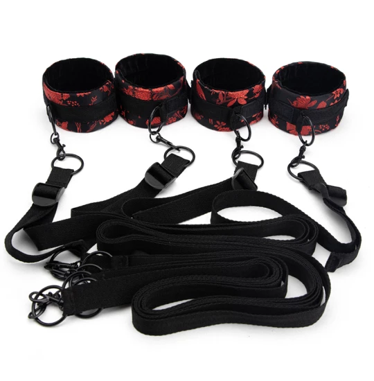 Set Rosy Under the Bed Lace Negru/Rosu