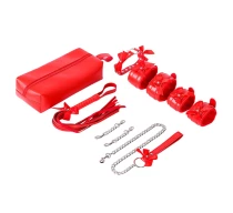 set-rosy-bondage-bows-5pcs-rosu