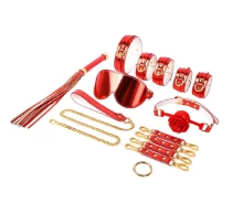 set-rosy-bondage-flower-7pcs-rosu