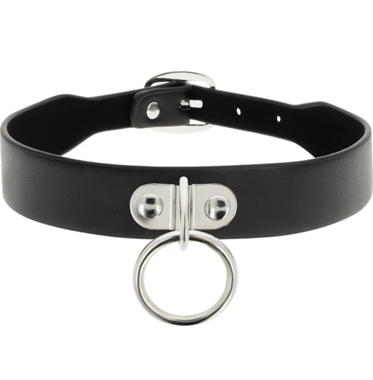 Zgarda Rosy Silver Ring Negru