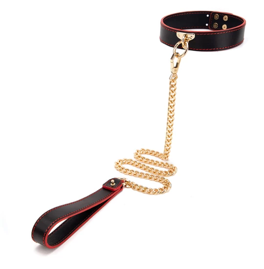 Zgarda Rosy Golden Chain Negru/Rosu