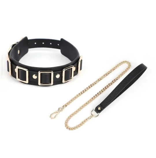 Zgarda Rosy Geometric Negru