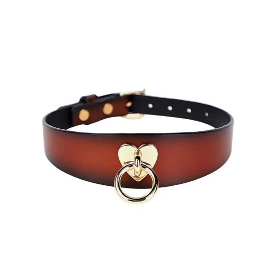 Zgarda Rosy Heart Metal Rivet Visiniu