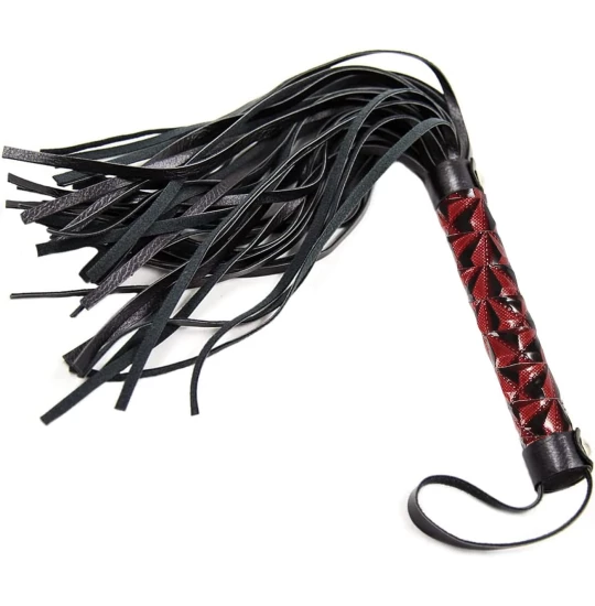 Bici Rosy Embossed Handle Negru/Rosu