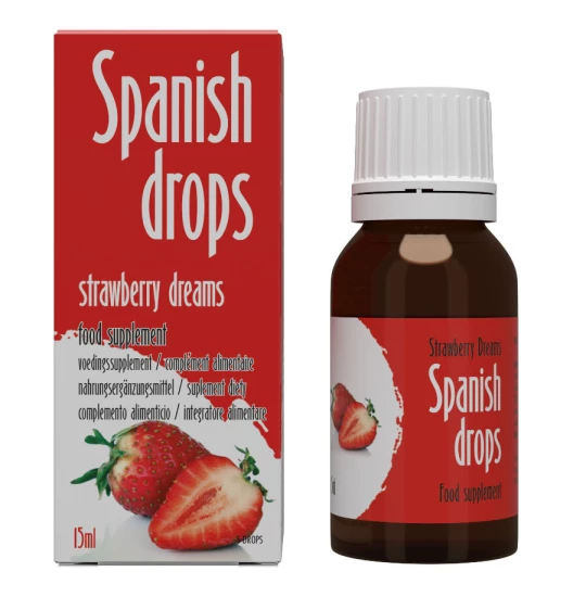 Picaturi Spanish Drops Capsuni 15ml