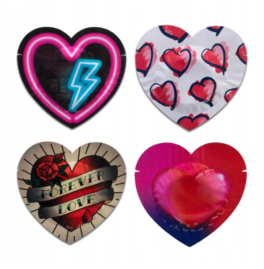 Prezervativ Pasante Heart Shape 53mm