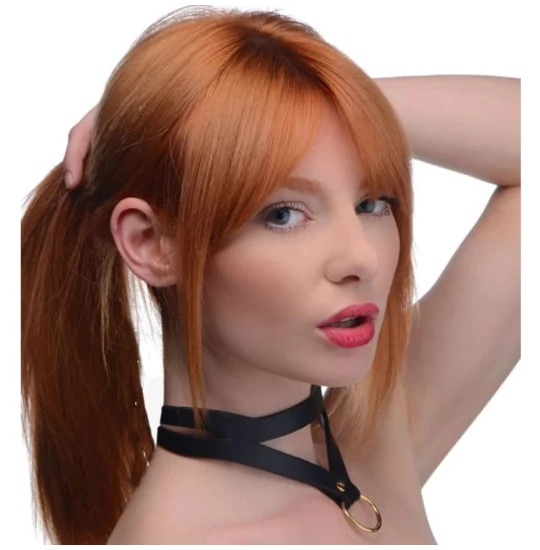 Zgarda Bondage Baddie Negru