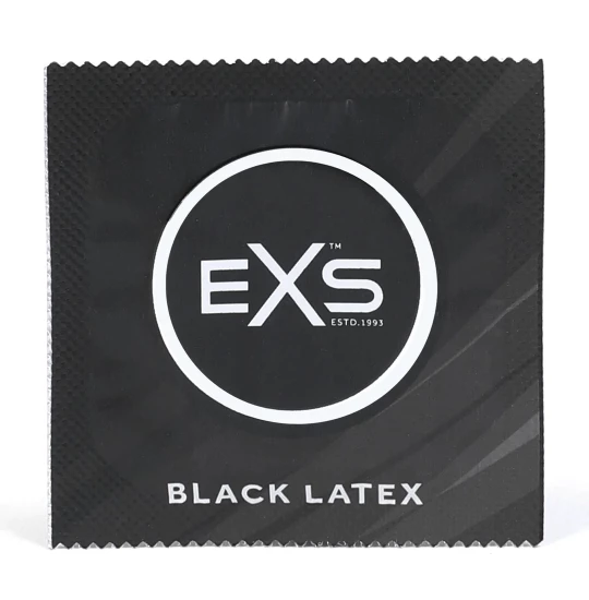 Prezervativ EXS Black Latex 54mm