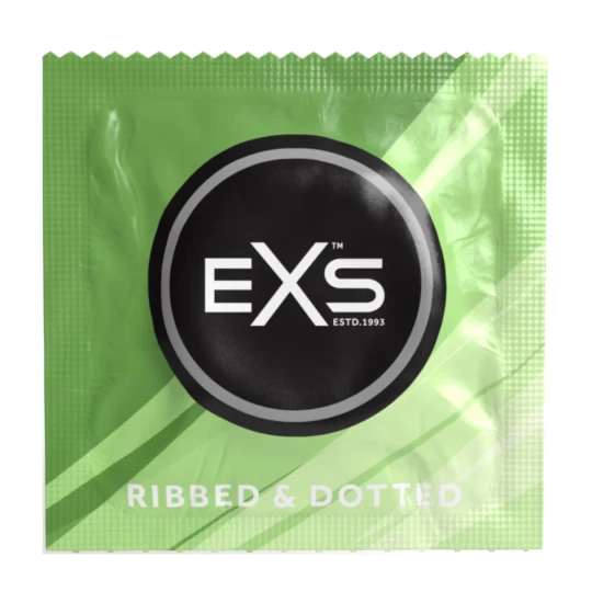 Prezervativ EXS Ribbed and Dotted 56mm