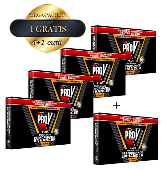 Pachet Pro V 4 Plus 4cutii + 1cutie Gratis