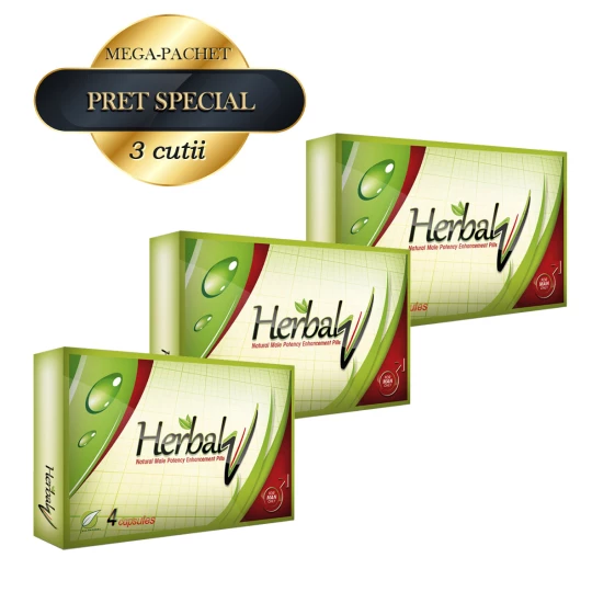 Pachet Herbal V 4 x 3cutii