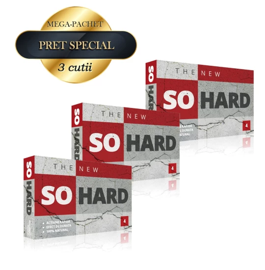 Pachet So Hard 4 x 3cutii