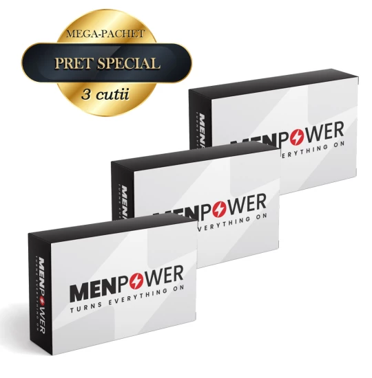 Pachet Menpower 4 x 3cutii
