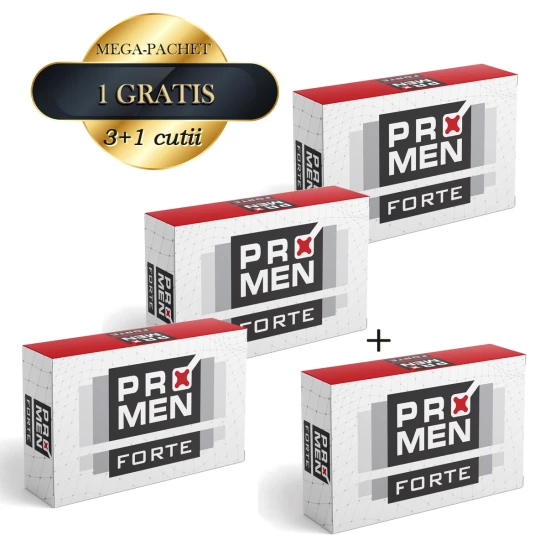 Pachet Promen Forte 4 3cutii + 1cutie Gratis